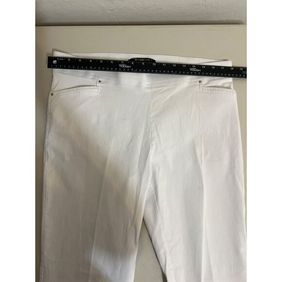 89th & Madison Sz XL White Pull On Pants - Picture 7 of 8